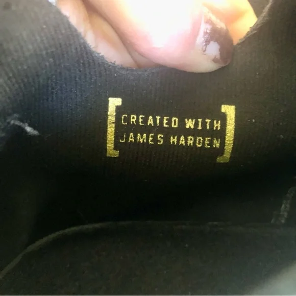 Adidas Harden Vol 2 LS Buckle Sneakers Black and White Size 8 - Picture 10 of 15